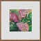 20" x 20" Pink Monstera Leaf Wall Décor in Woodgrain Frame by Ashland®